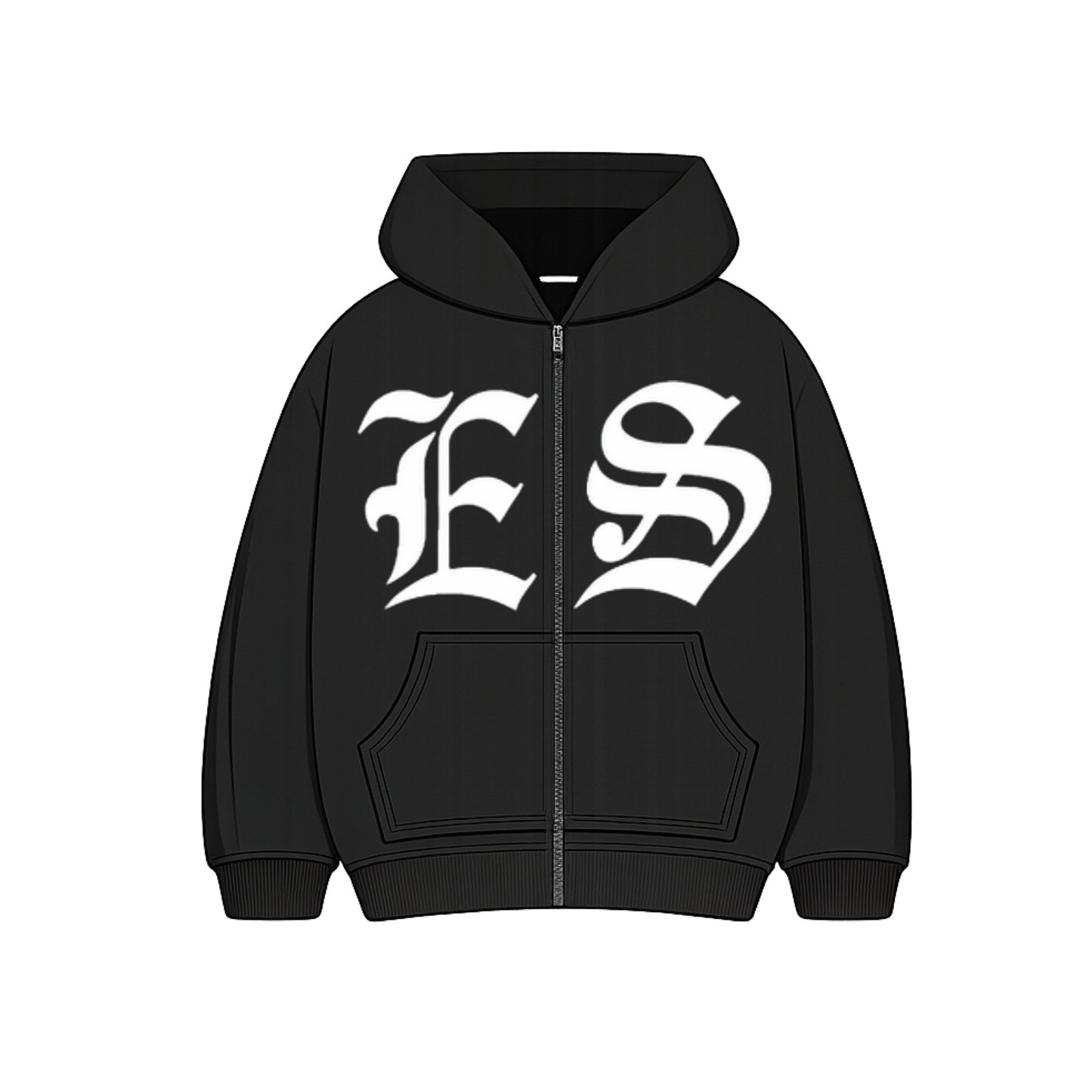 ES ZIP UP Hoodies ~ White