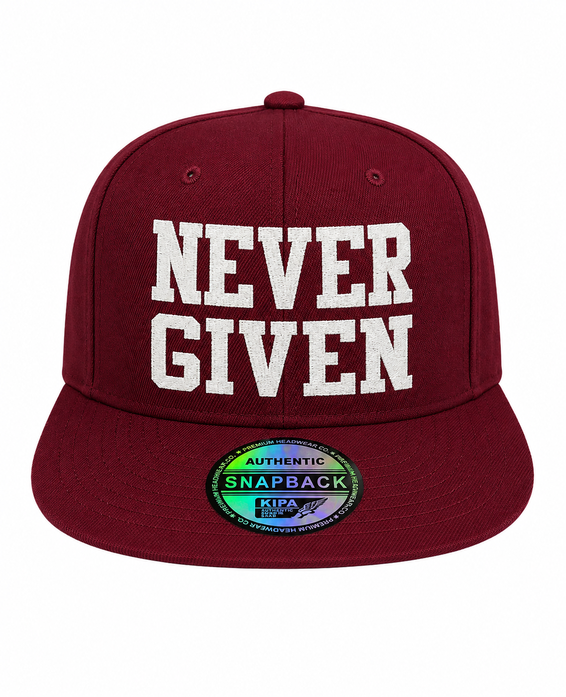 NEVER GIVEN Snapback