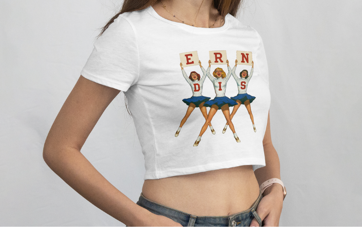 ERNDIS "CHEERLEADER" FITTED CROP