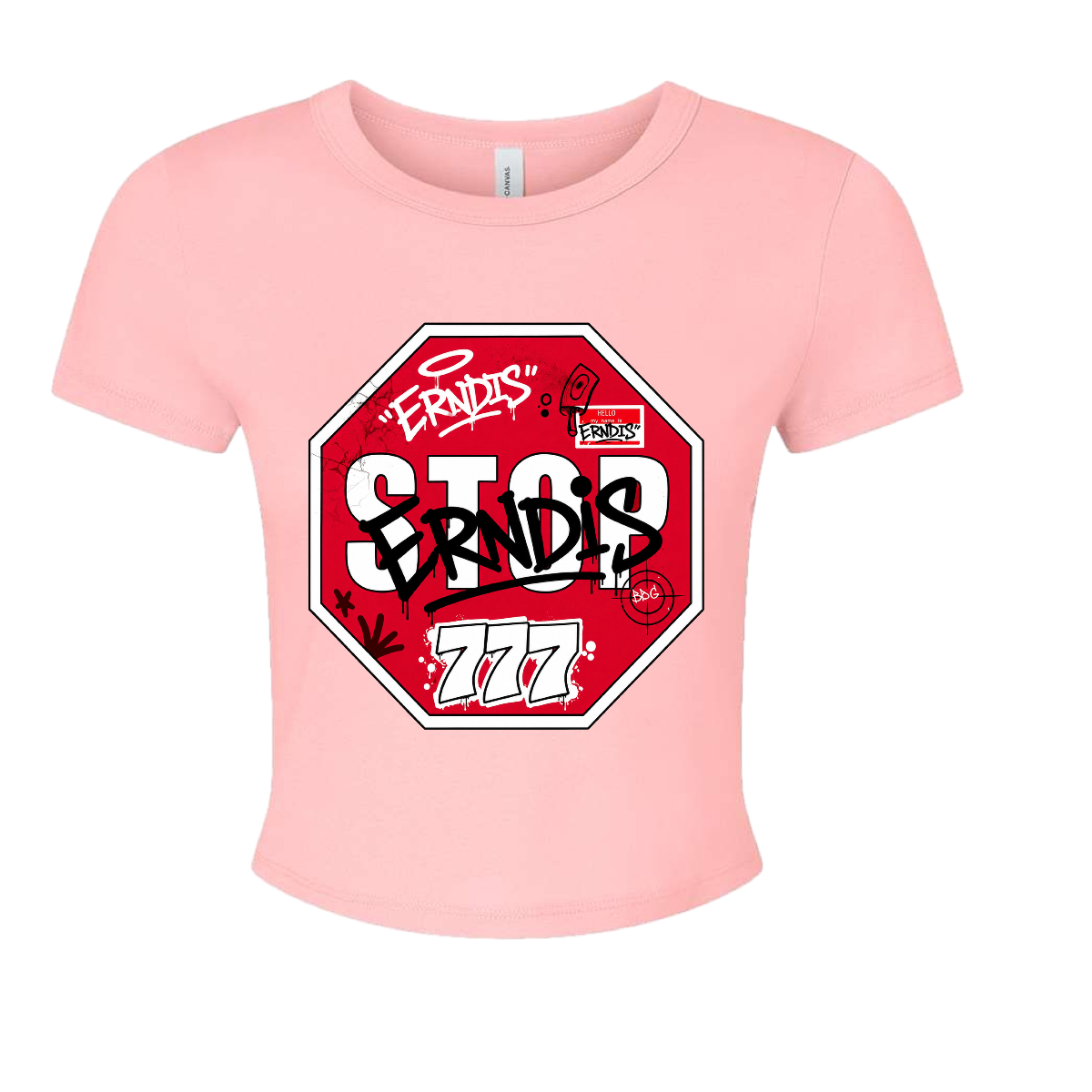 ERNDIS "STOPSIGN" FITTED CROP