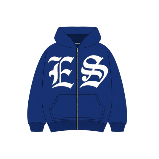 ES ZIP UP Hoodies ~ White