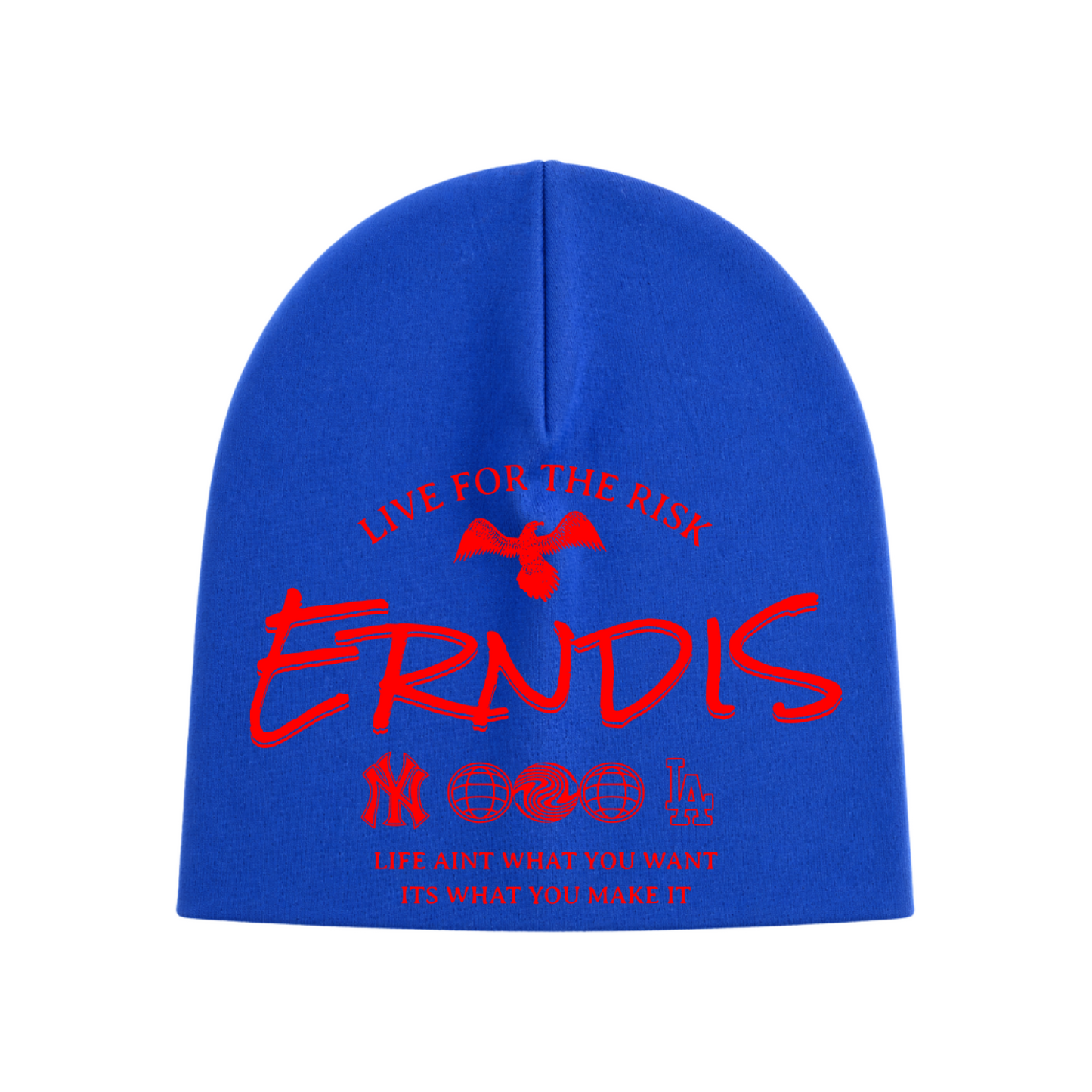 ERNDiS NY-LA RED ~ Skull Cap
