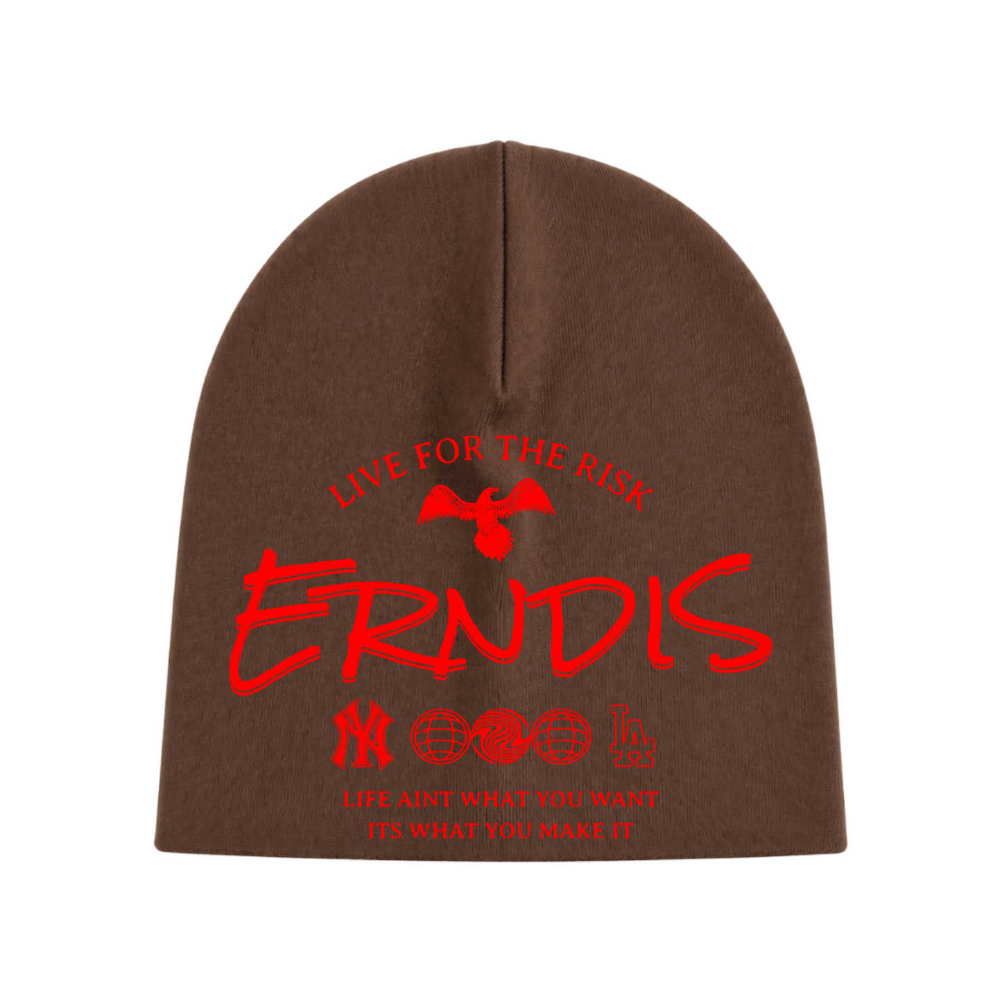 ERNDiS NY-LA RED ~ Skull Cap